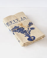 casa-verde-tea-towel-vintage-linen-cott-petit-jardin - Front View