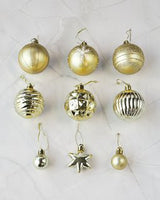 Golden Ornament Collection - 42 Pieces - Front View