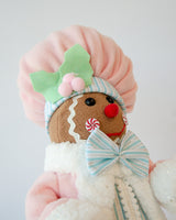 LUXURY CHRISTMAS GINGERBREAD TABLE DECORATION 38CM - Front View