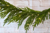 PINE GARLAND USB POWERED 183CM - Front View