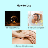 Amrita Court Pure and Essential Oils Breathe Easy 10ml - Rear View