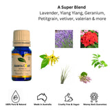 Amrita Court Pure and Essential Oils Peaceful Sleep 10ml - Top-Down View