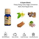 Amrita Court Pure and Essential Oils Intimacy 10ml - Top-Down View