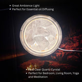 Aurora Crystal Diffuser - Clear Quartz - Front View