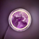 Aurora Crystal Diffuser - Amethyst - Front View