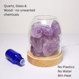Aurora Crystal Diffuser - Amethyst - Side View
