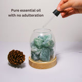 Aurora Crystal Diffuser - Green Calcite - Side View