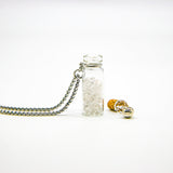 Gift Box - Crystal Bottle (Clear Quartz) + Purify Oil Blend - 45-Degree Angle