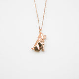 Gift Box - Dog Rose Gold Aroma Necklace + Purify Oil Blend