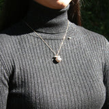 Gift Box - Angel Ball Rose Gold Aroma Necklace + Purify Oil Blend - Top-Down View