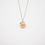 Gift Box - Aroma Necklace White Gold - Planet Nebula Nova (Pink) + Purify Oil Blend