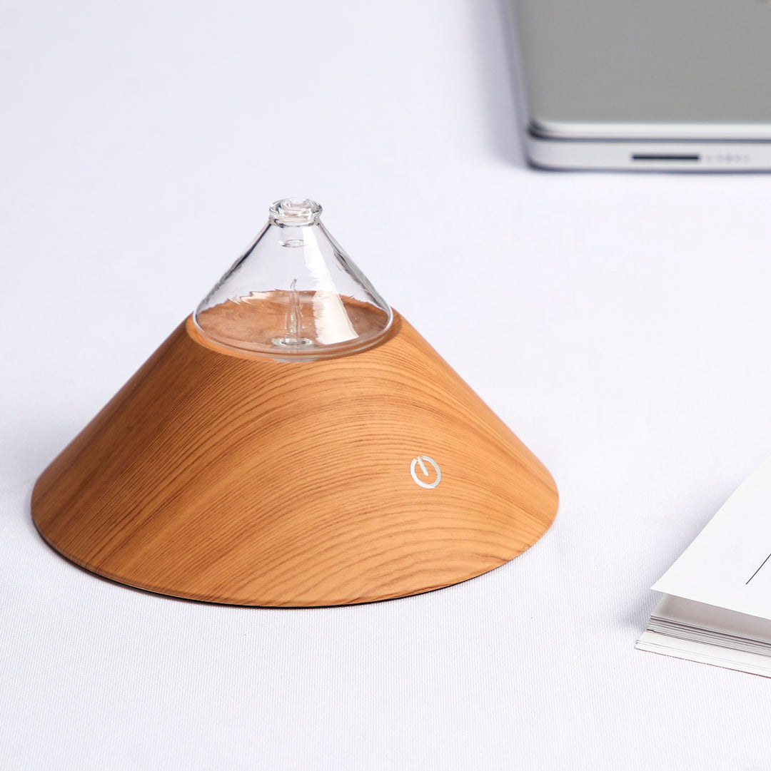 Mt Fuji Nebuliser (Portable) - 100% Bamboo Waterless Diffuser | Essential oil Burner | Aromatherapy|