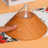 Mt Fuji Nebuliser (Portable) - 100% Bamboo Waterless Diffuser | Essential oil Burner | Aromatherapy| Home Fragrance - Side View