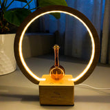 LUNA (Nebuliser+Ringlight) - Waterless Diffuser | Essential oil Burner | Aromatherapy| Home Fragrance - Close-Up Angle