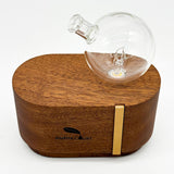 Portable Mini Orb Diffuser Redwood | Waterless Aroma Diffuser | No Plastics Essential Oil Diffusing - Side View