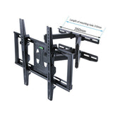 Tilt & Swivel Dual Arms TV Mount Cantilever Wall Bracket 40 46 50 55 56