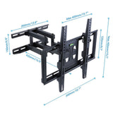 Tilt & Swivel Dual Arms TV Mount Cantilever Wall Bracket 40 46 50 55 56