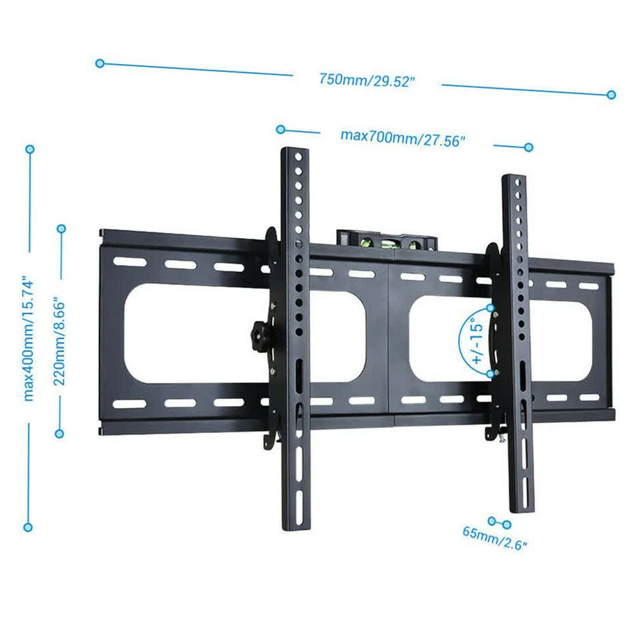 TV Wall Bracket Fixed Tilting For Upto 75" Inch LG Samsung Flat Screen