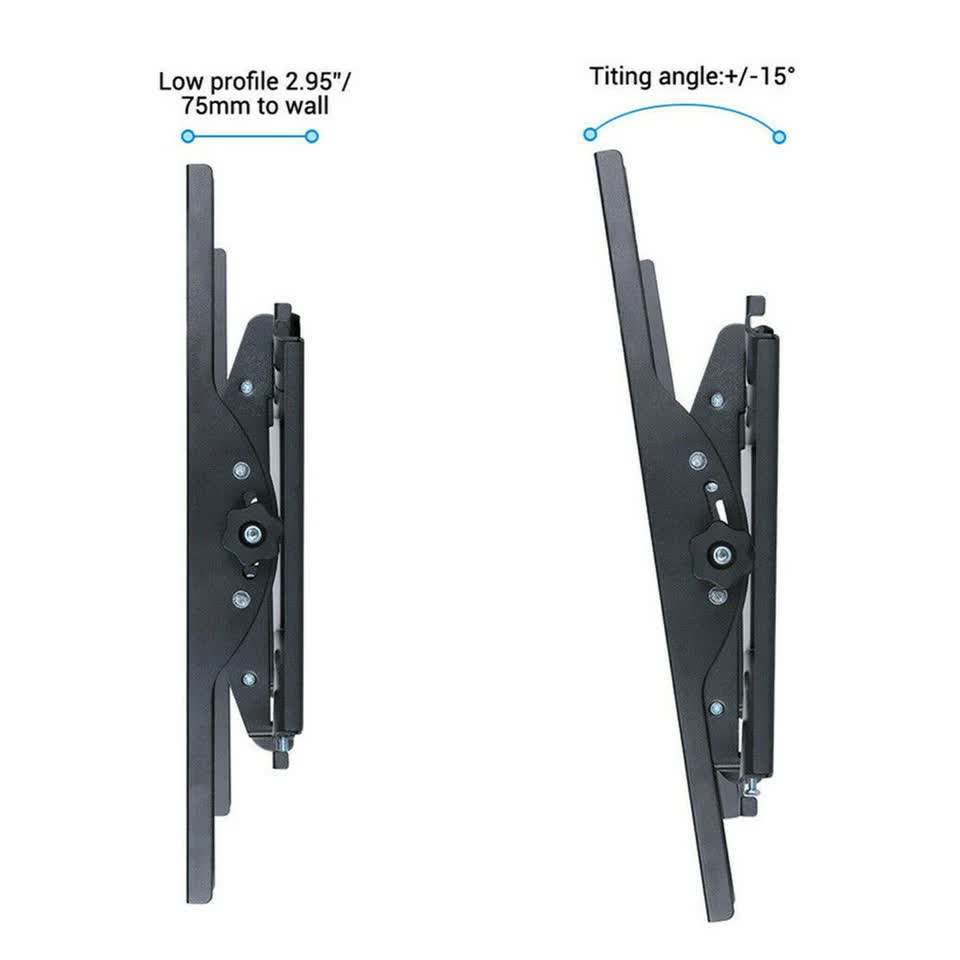TV Wall Bracket Fixed Tilting For Upto 75" Inch LG Samsung Flat Screen