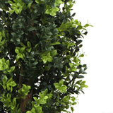 Artificial Potted Topiary Tree 120cm UV Resistant - Rear View