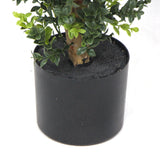 Artificial Potted Topiary Tree 120cm UV Resistant - Side View