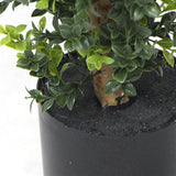 Artificial Potted Topiary Tree 120cm UV Resistant - Top-Down View
