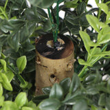 Artificial Potted Topiary Tree 120cm UV Resistant - Close-Up Angle
