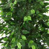 Artificial Ficus Tree 180cm Nearly Natural UV Resistant - Top-Down View