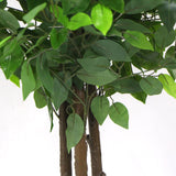 Artificial Ficus Tree 180cm Nearly Natural UV Resistant - 45-Degree Angle