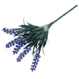 Artificial Lavender Stem (Impress Lavender) UV Resistant 32cm - Side View