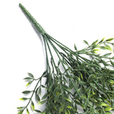 Artificial Hanging Ruscus Leaf Plant UV Resistant 90cm - Top-Down View