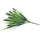 Artificial Dense English Lavender Stem UV Resistant 50cm - Side View