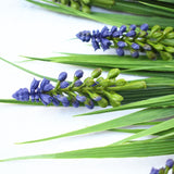 Artificial Dense English Lavender Stem UV Resistant 50cm - Front View