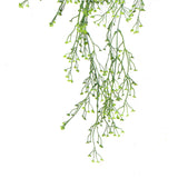 Artificial Hanging Plant (Natural Green) UV Resistant 90cm - Top-Down View