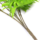 Artificial Hanging English Fern (Two-Tone) Foliage UV Resistant 80cm - Side View