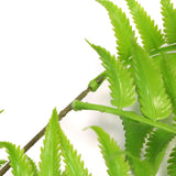 Artificial Hanging English Fern (Two-Tone) Foliage UV Resistant 80cm - 45-Degree Angle
