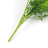 Artificial Dense Hanging Evergreen Plant (Two-Tone) UV Resistant 80cm - Top-Down View