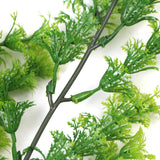Artificial Hanging Bell Leaf Plant 80cm Long UV Resistant - Front View