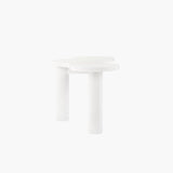 Aurora White Office Desk - Close-Up Angle