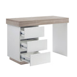 Ashley Coastal White Wooden Office Desk - Front View