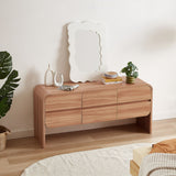 Olga Natural 6 Chest of Drawers - 45-Degree Angle