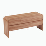 Olga Natural 6 Chest of Drawers - Close-Up Angle