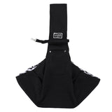 black Pet Carrier Sling Bag for Small Dogs and Cats - Up to 15kg - Front View
