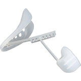 Adjustable Transparent Shoe Tree Stretcher Size EUR 40-45 (One Pair) - Front View