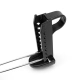 Black Adjustable Shoe Tree for Men's Shoes Large Size EUR 41-46 - Front View