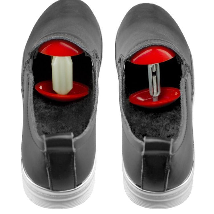 Adjustable Plastic Shoe Stretcher Red and White Universal Size