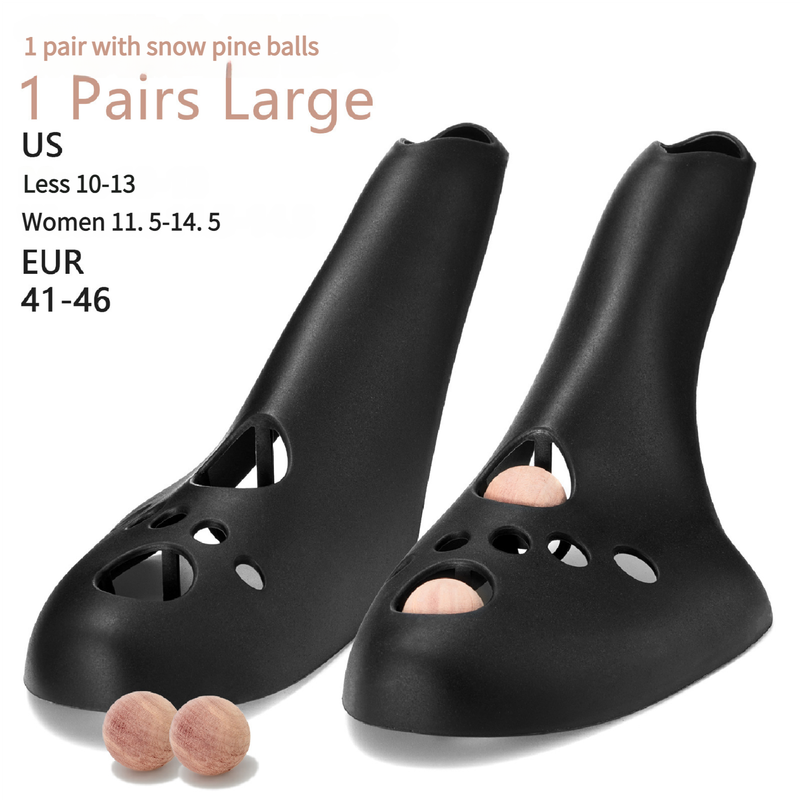 Large Black Shoe Stretcher with Cedar Wood Balls Size EUR 41-46 (Men's US 10-13 Women's 11.5-14.5)