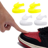 White Shoe Crease Protector for Men's Shoes Size EUR 40-46 (US 7-12) 10 Pairs - Front View