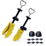 1 PCS Yellow Adjustable Shoe Stretcher for Women's Shoes Size EUR 36-42 - Top-Down View