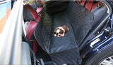 Heavy Duty Dog Car Seat Cover with Side Flaps, Waterproof Pet Back Seat Cover,  Non-Slip  Scratchproof Dog Hammock for Cars, Trucks and SUVs - Side View
